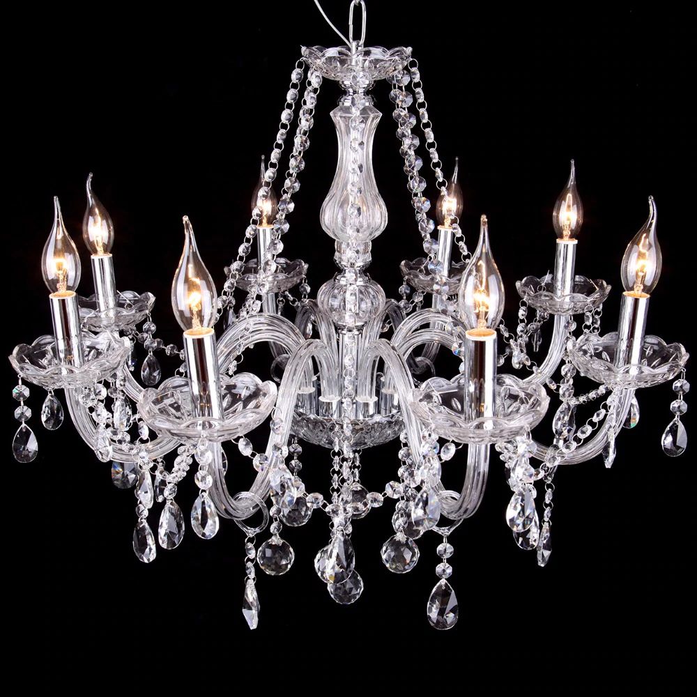 Lampa Kryształowa Żyrandol 300750