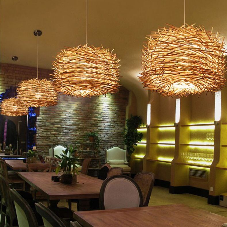 Lampa Sufitowa Wisząca Boho Natural App1485-1cp