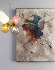 Lampa Sufitowa Wisząca Szklana APP436-4C Multicolor