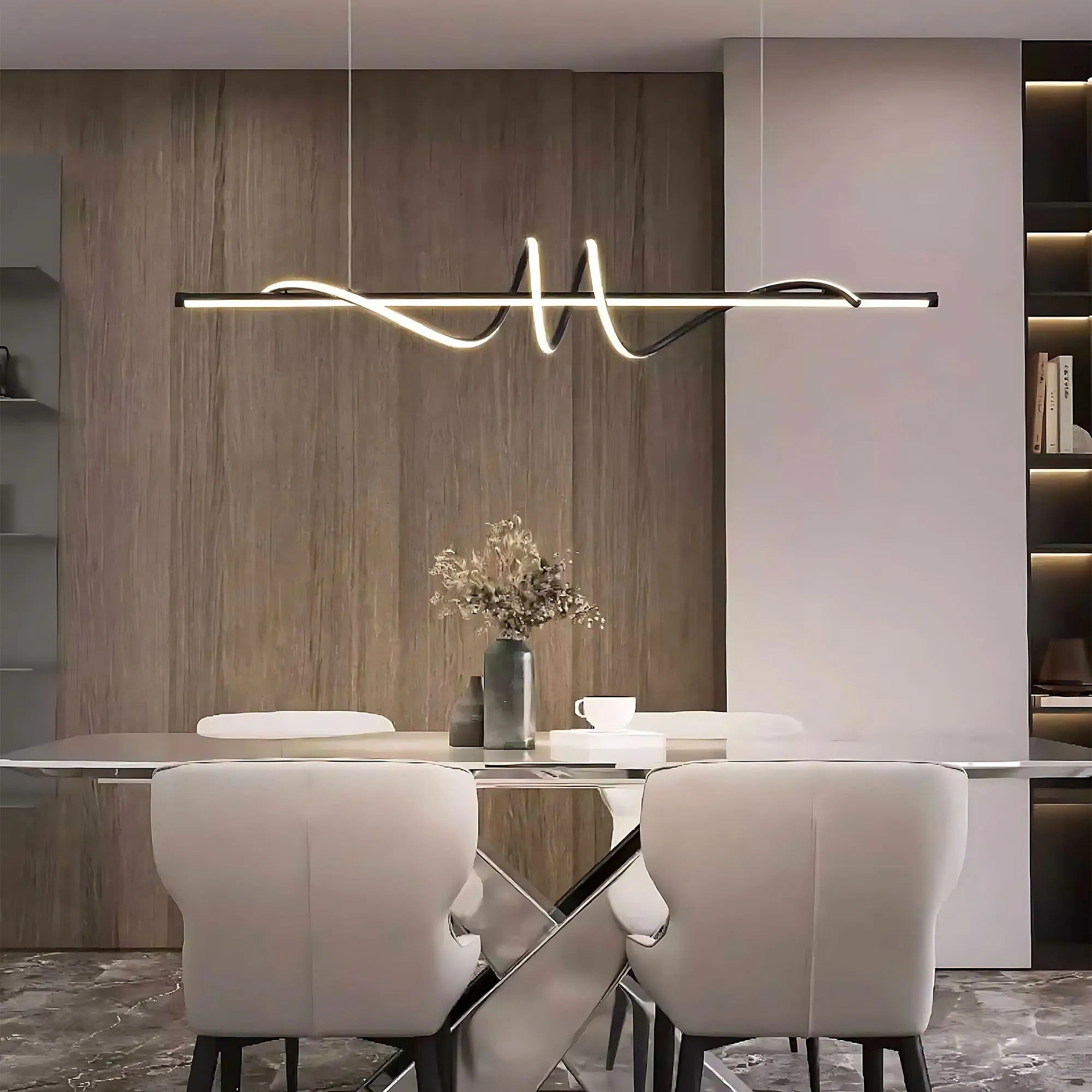 Lampa WISZĄCA LED LHJ023-CP 120 Cm CZARNA 20