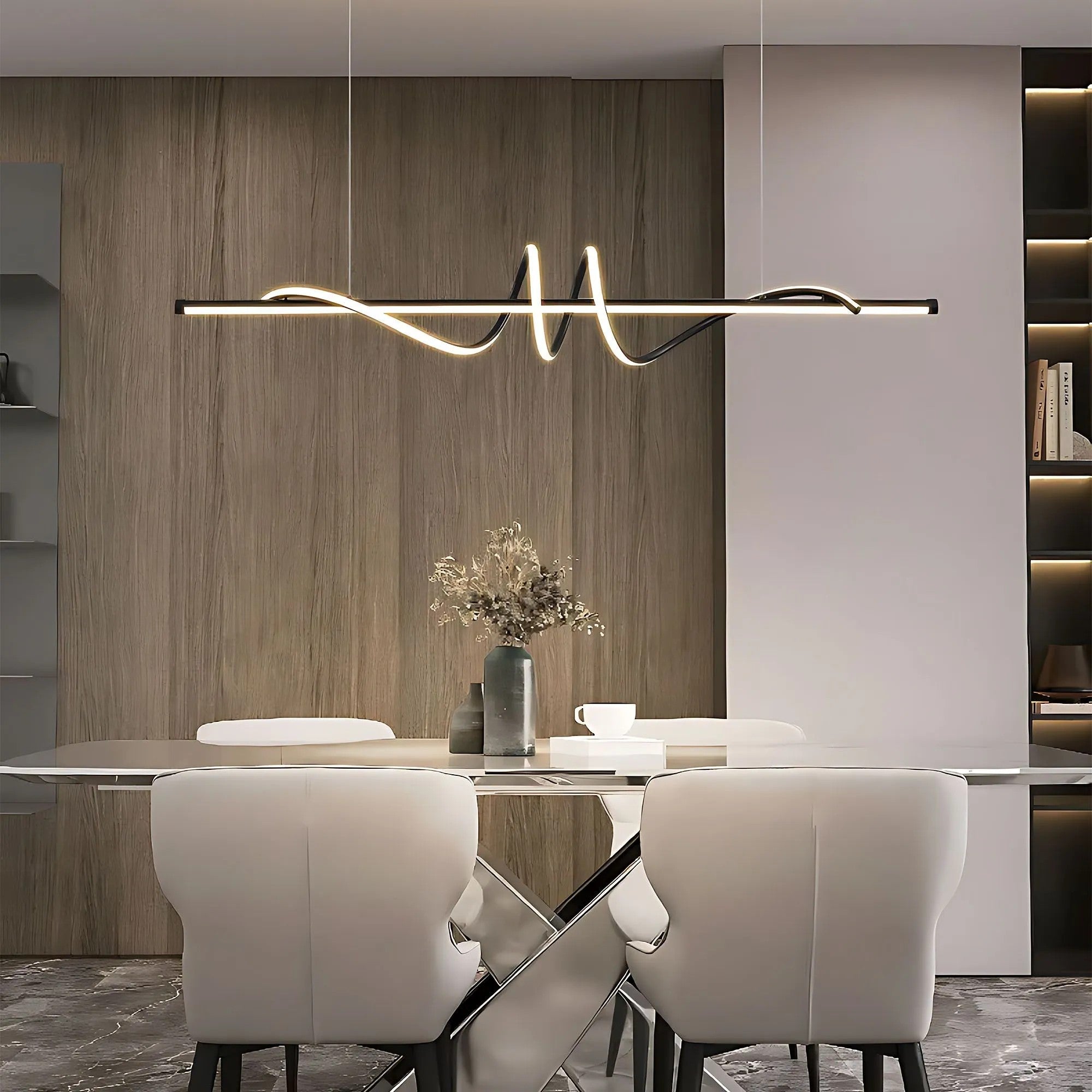Lampa WISZĄCA LED LHJ023-CP 120 Cm CZARNA 22