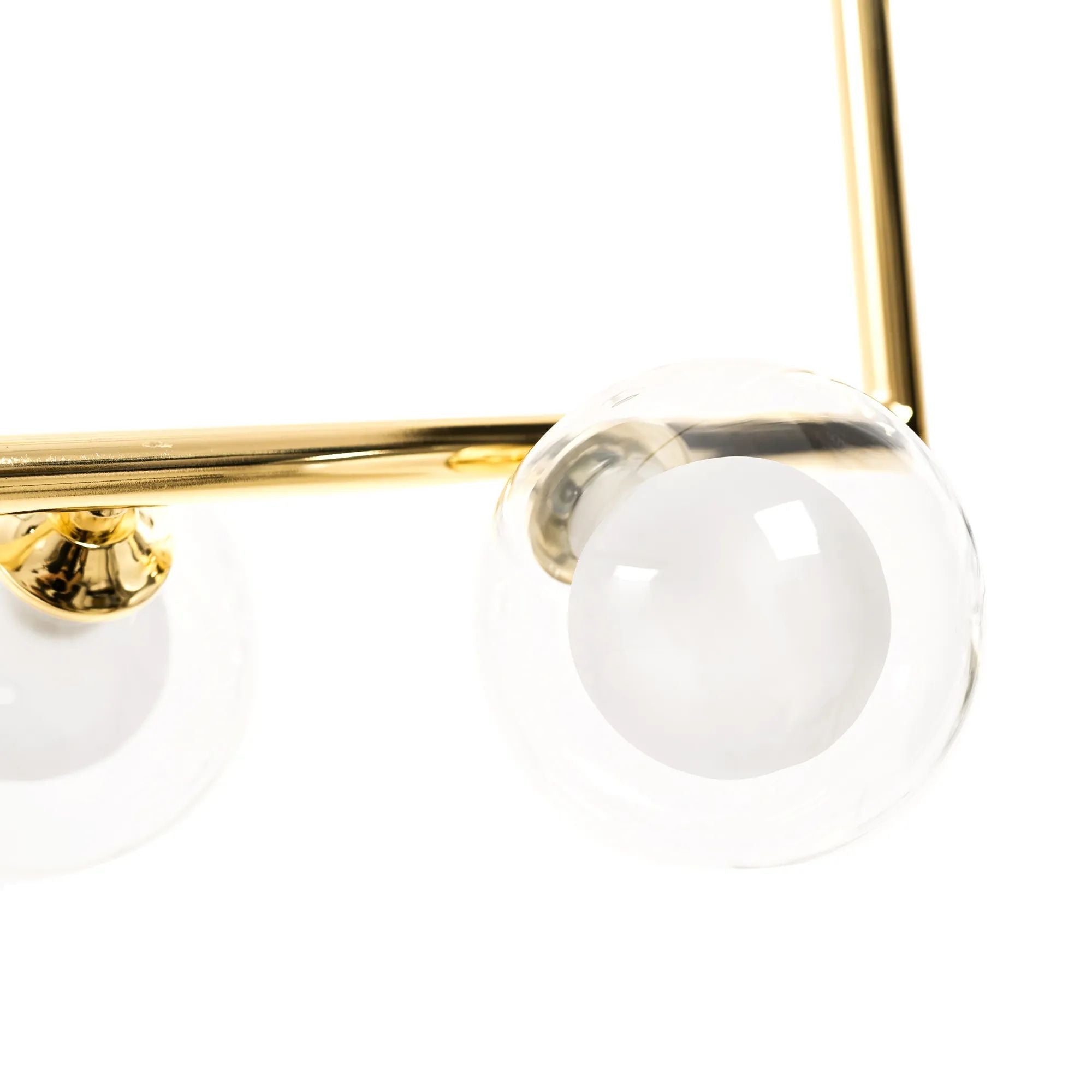 Lampa Wisząca Szklane Kule APP690-6CP Złota 2