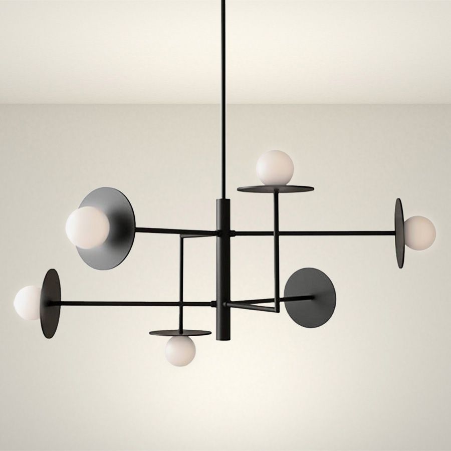 Lampa Wisząca APP1668-6CP Black 2