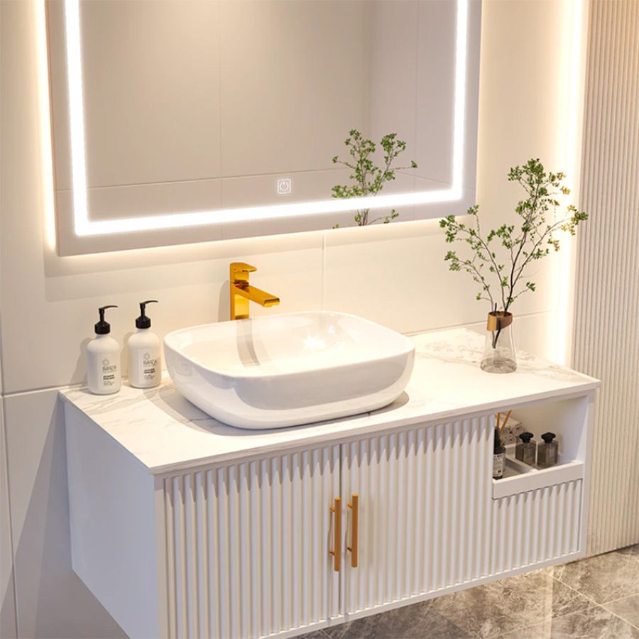 Lustro ścienne led 80x60cm p10407