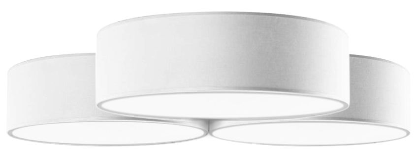Lampa Plafon APP879-C Triple 3x40cm Biała
