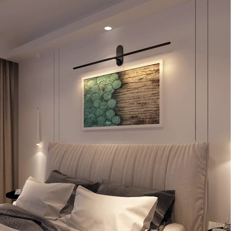 Lampa Kinkiet Do Salonu Led Neutralny 12w 92cm App583-1w