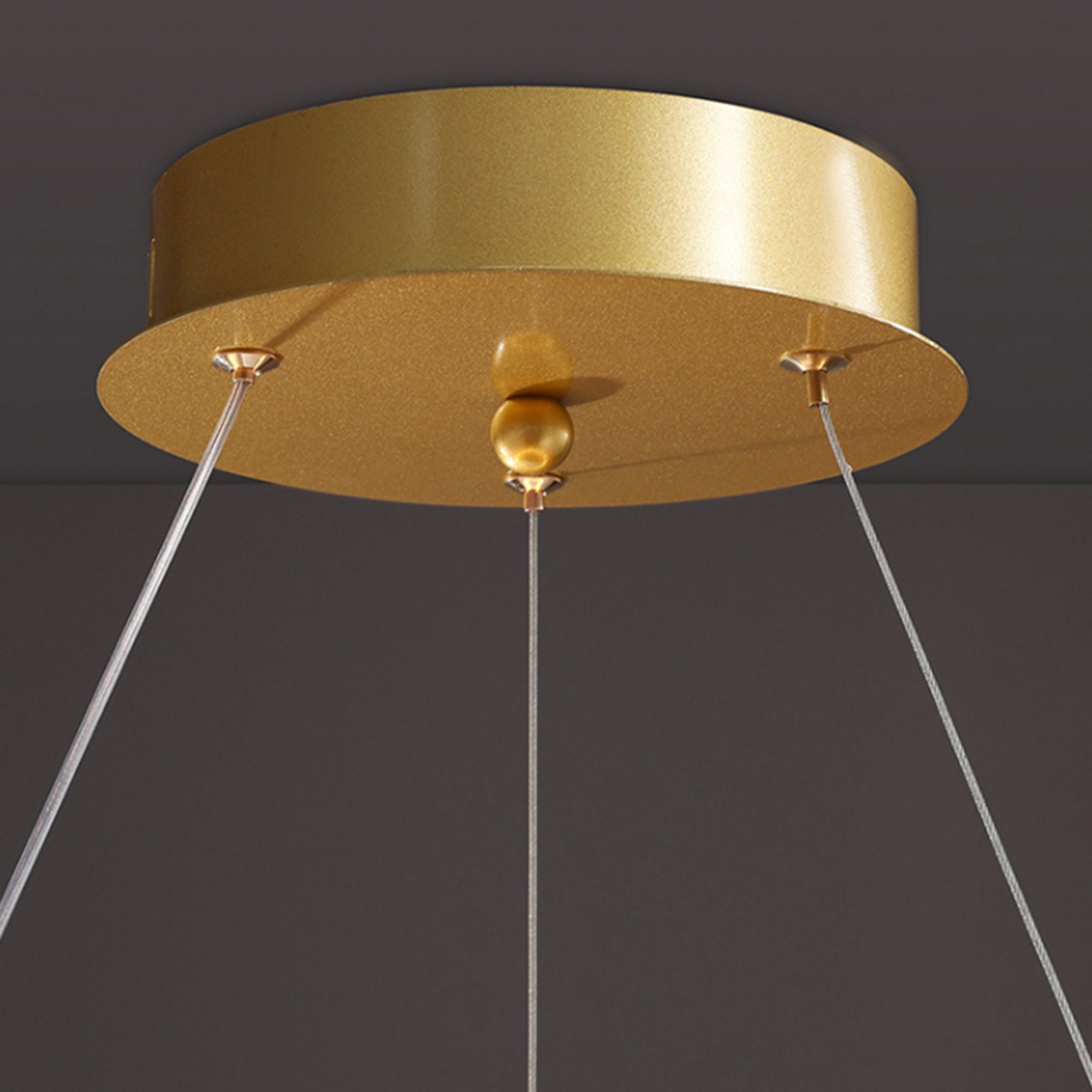 Lampa Wisząca APP1190-CP Złota 60cm