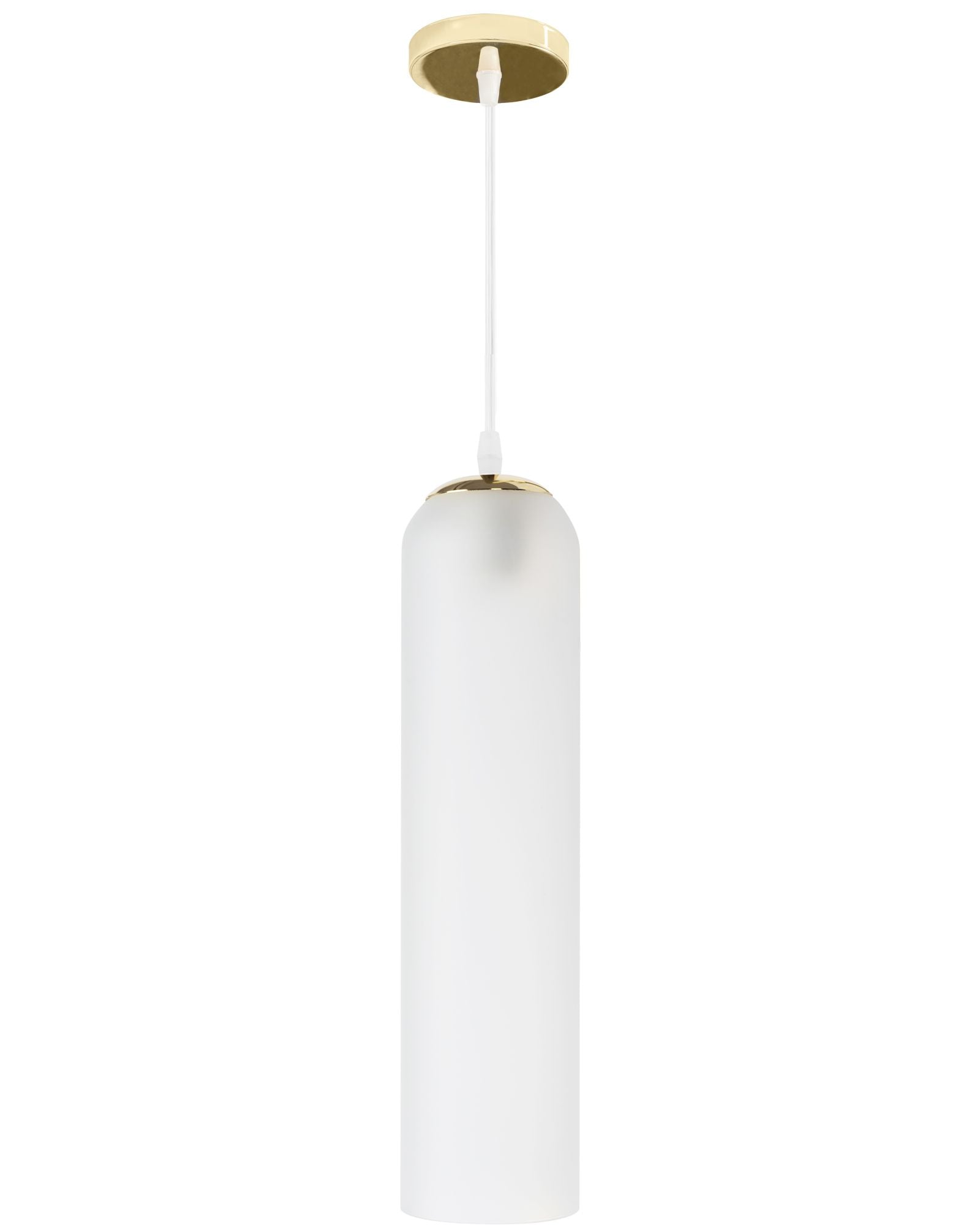 Lampa Sufitowa Wisząca Szklana APP665-1CP Biała