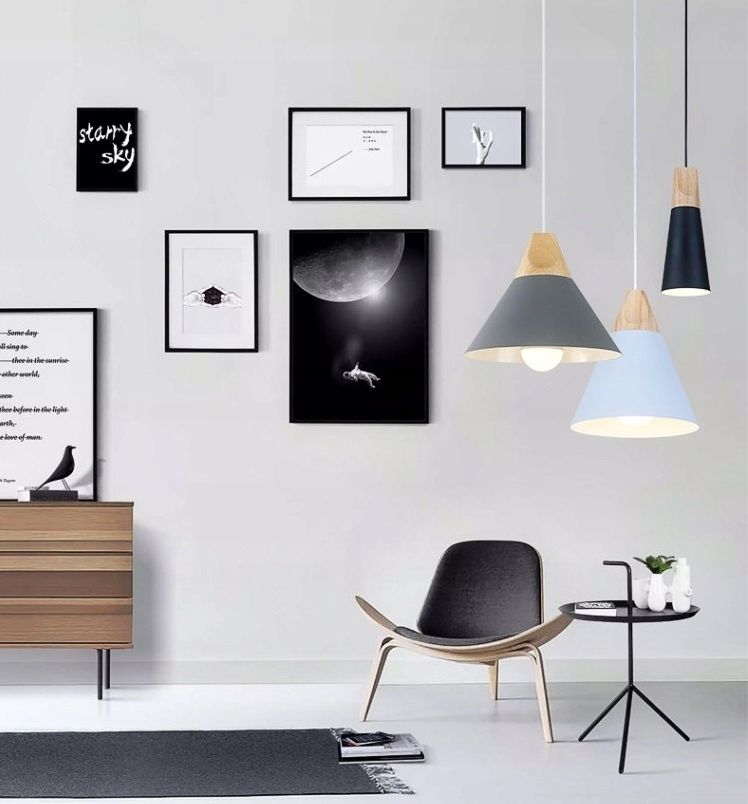 Lampa sufitowa SCANDI C APP060-1CP Czarna