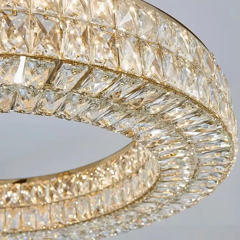 Lampa Sufitowa Wisząca Led App1569-cp Gold 80cm 3