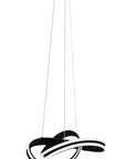 Lampa Sufitowa Nowoczesna LED + PILOT APP817-CP Czarna 2