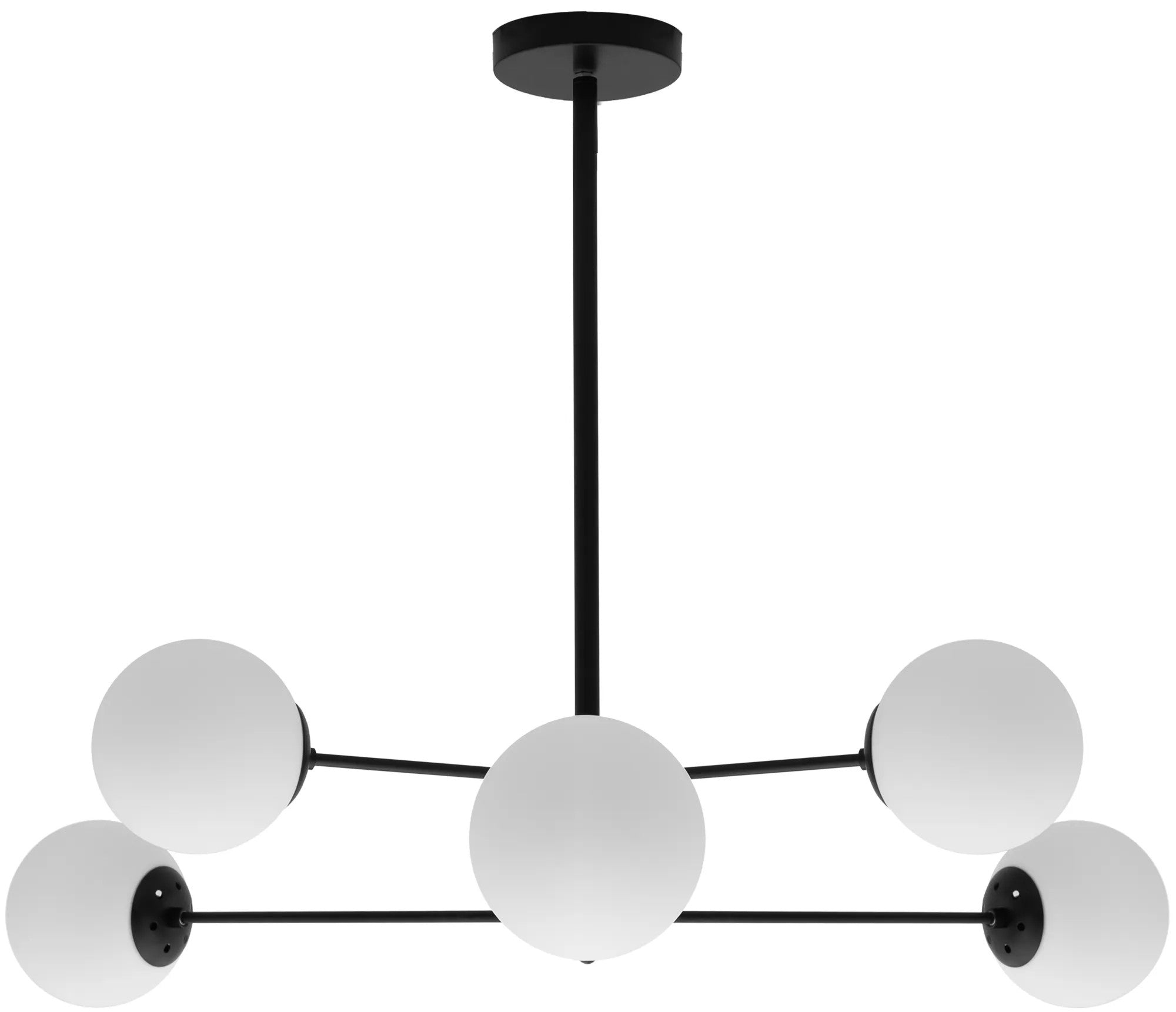 Lampa Sufitowa Wisząca Metal Industrial 6-Ramienna APP262-6C 2