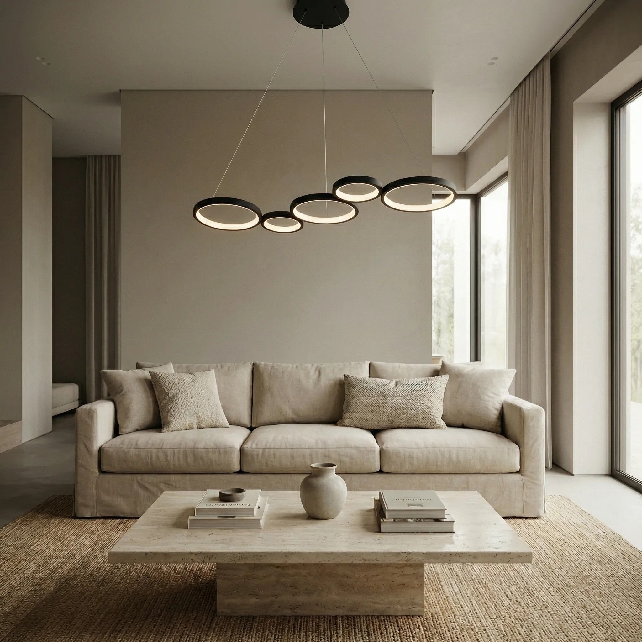 LAMPA SUFITOWA WISZĄCA APP1923-CP Czarna 2