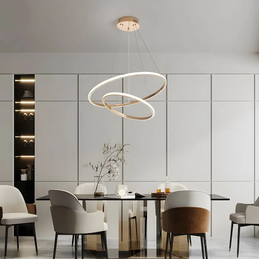 Lampa Wisząca LHJ007-CP2 Złota 2
