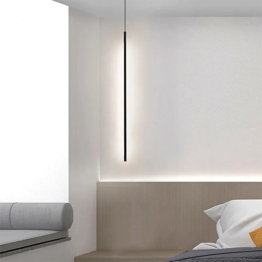 LAMPA SUFITOWA WISZĄCA LED APP1413-C BLACK 100cm 2