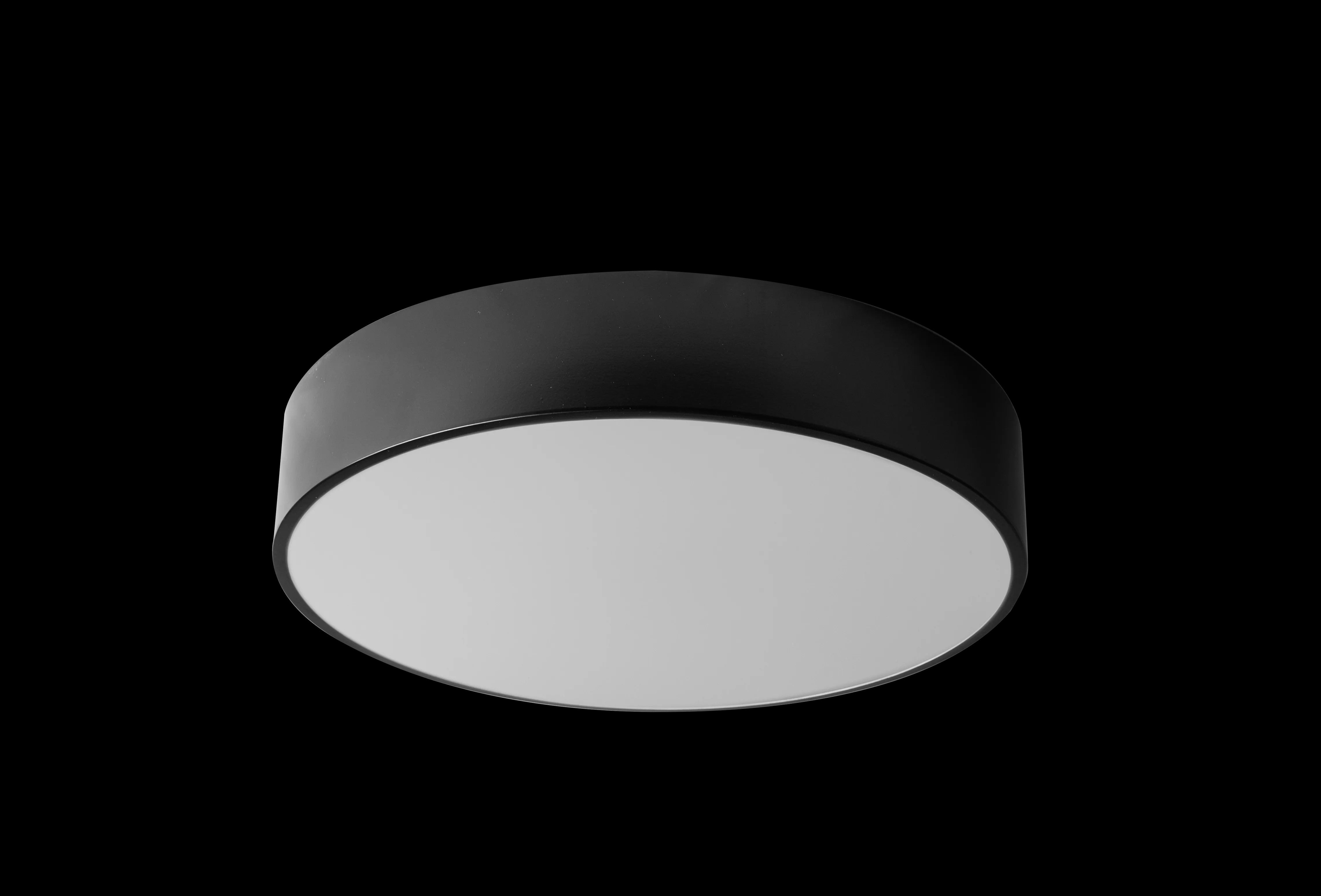 Lampa Plafon 50cm Okrągła Sufitowa App644-5C Czarna 2