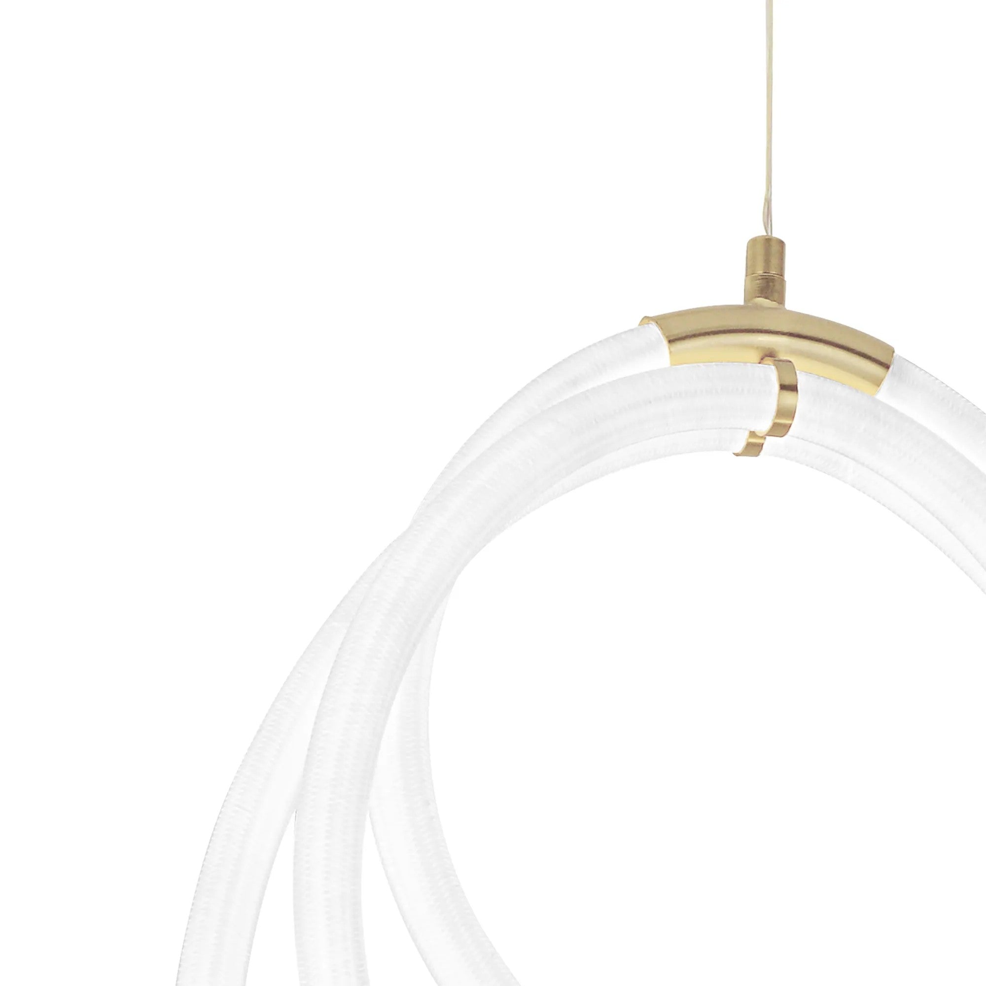 LAMPA WISZĄCA LED G016-CP ZŁOTA 2