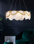 Lampa Sufitowa Wisząca APP1544-8CP Złota Szczotkowana 2