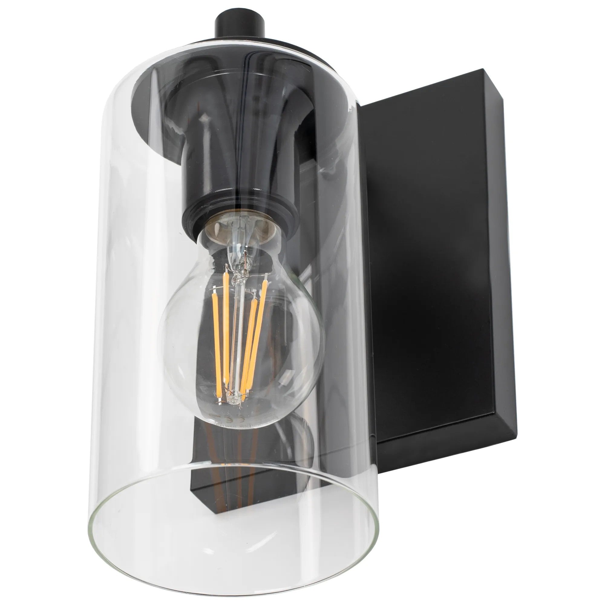 LAMPA ŚCIENNA KINKIET APP1222-1W Czarna 2