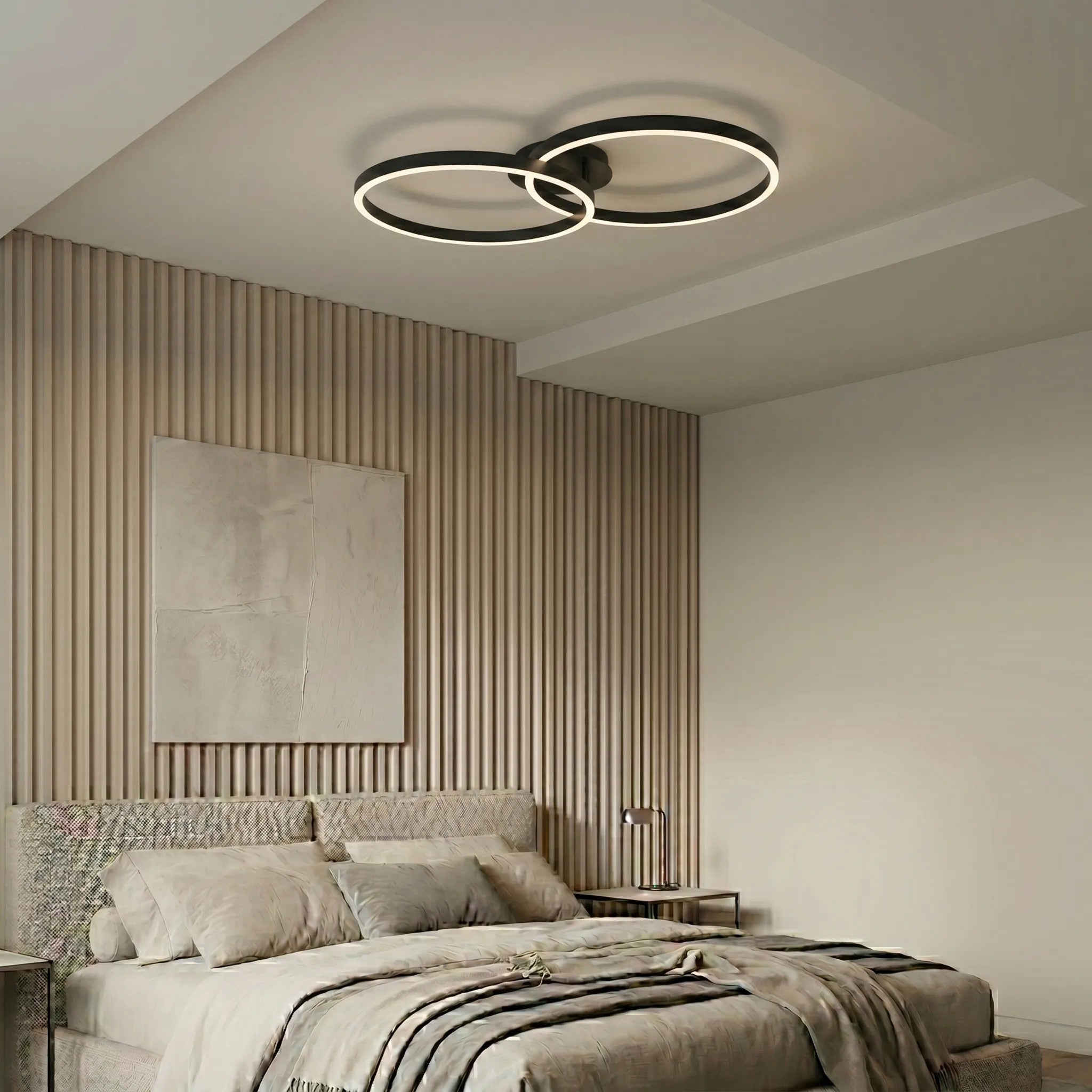 LAMPA SUFITOWA LED SWE061-C PLAFON CZARNA 2