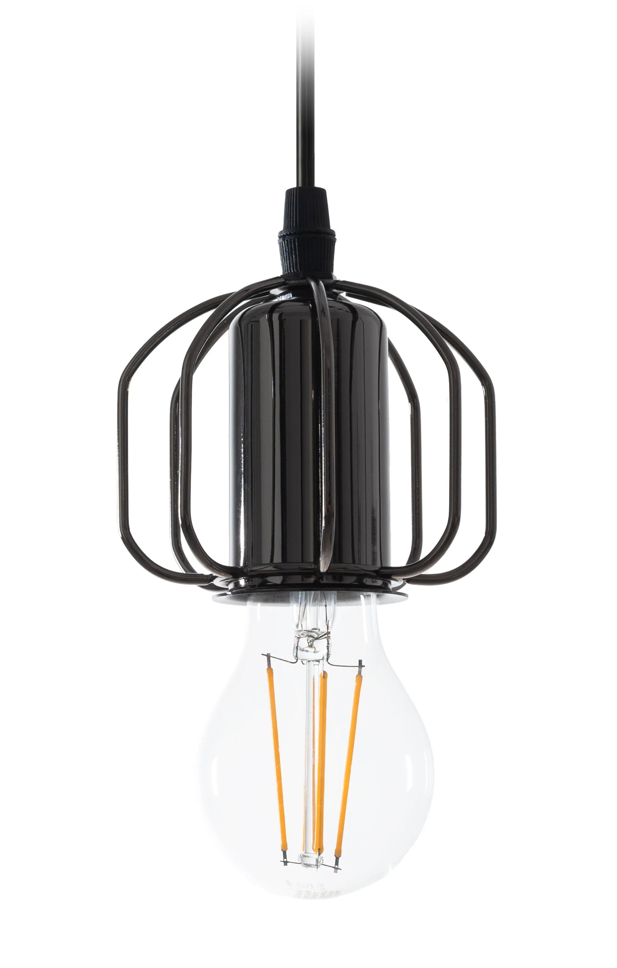 Lampa Sufitowa Wisząca W Stylu Loft APP595-1CP Czarna 2