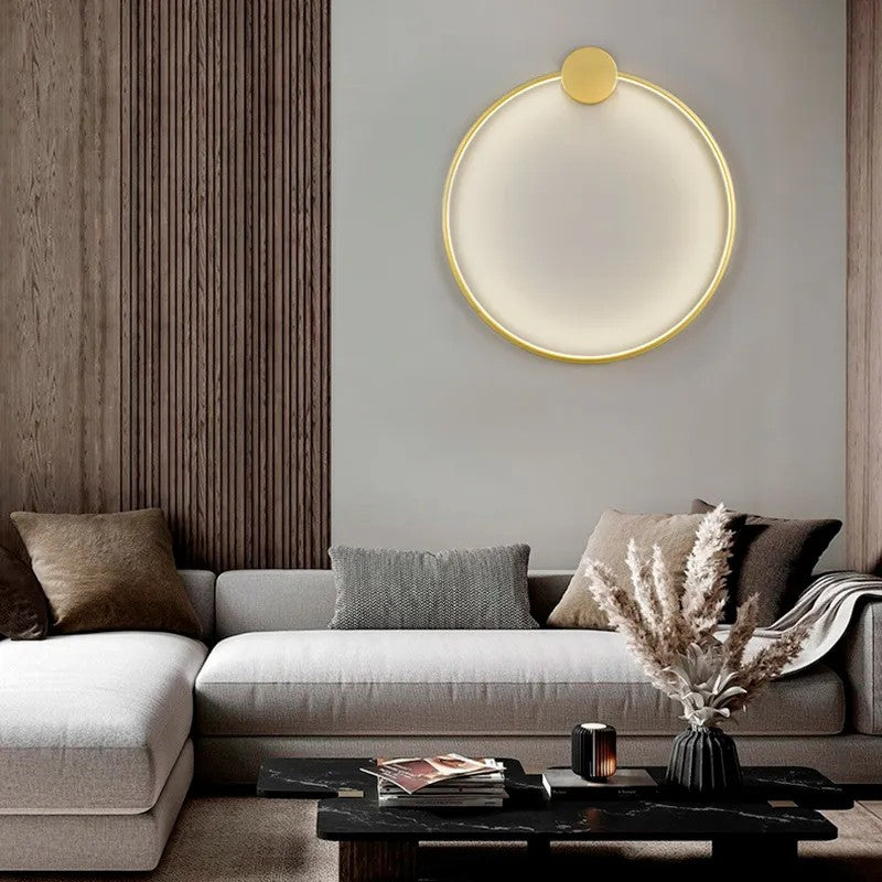 LAMPA ŚCIENNA KINKIET LED APP1390-CW GOLD 50cm 2