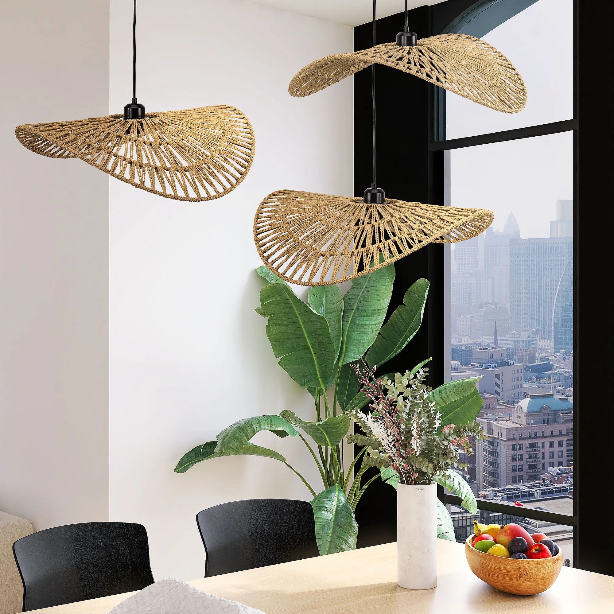 Lampa Sufitowa Wisząca Boho APP1739-1CP 50CM 2