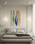 LAMPA SUFITOWA WISZĄCA LED APP1783-CP BIAŁA 2