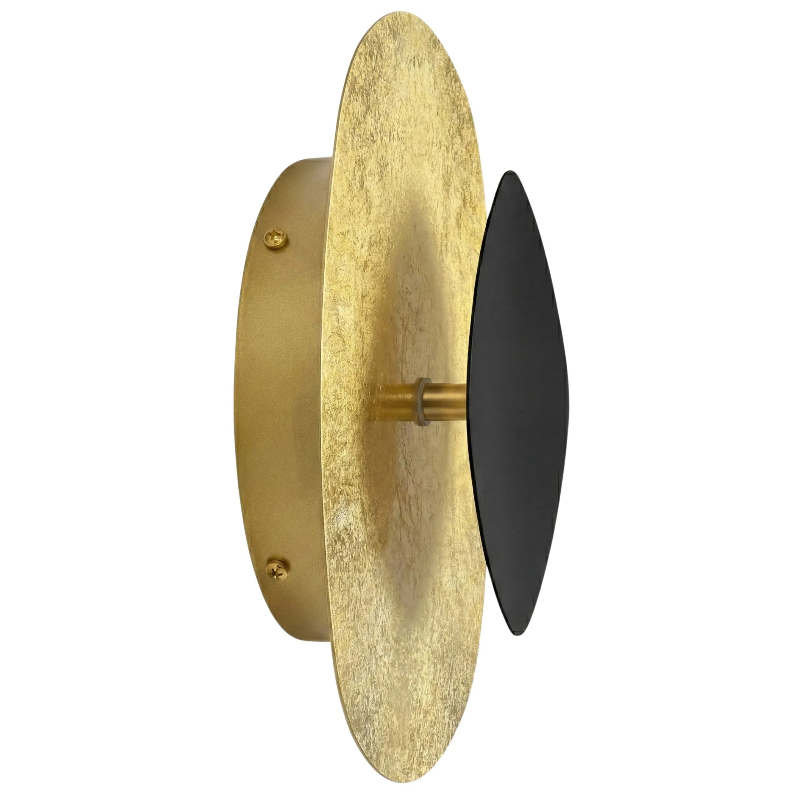 LAMPA ŚCIENNA KINKIET APP1270 CZARNA/ZŁOTA 2