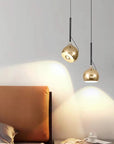 LAMPA SUFITOWA WISZĄCA LED G086-1CP Złota 2