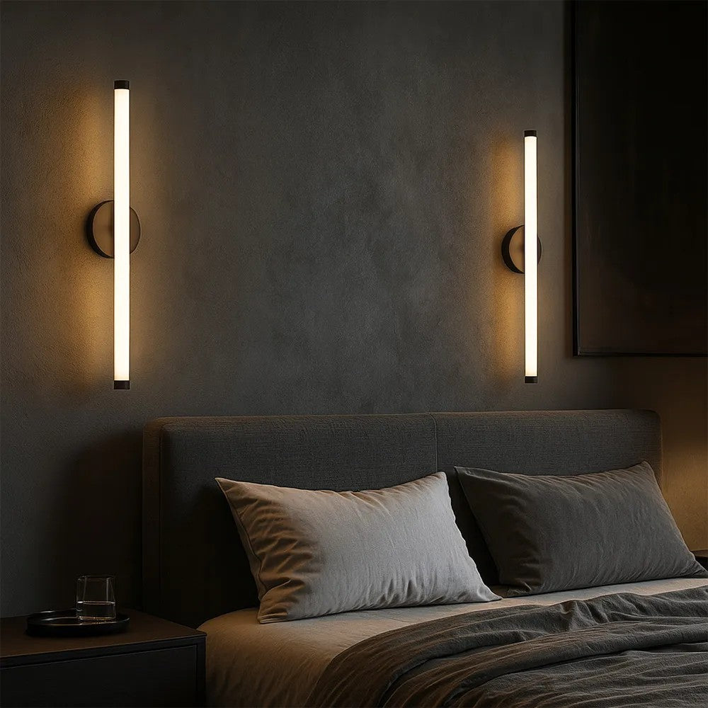 KINKIET ŚCIENNY LED LHJ069-W CZARNY 2