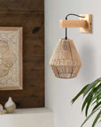 LAMPA ŚCIENNA KINKIET APP1149-1W Wood 2