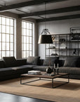 Lampa Sufitowa Wisząca Metalowa APP422-1CP Czarna 2