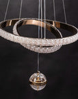 LAMPA SUFITOWA WISZĄCA G143-CP 50cm Złota 2