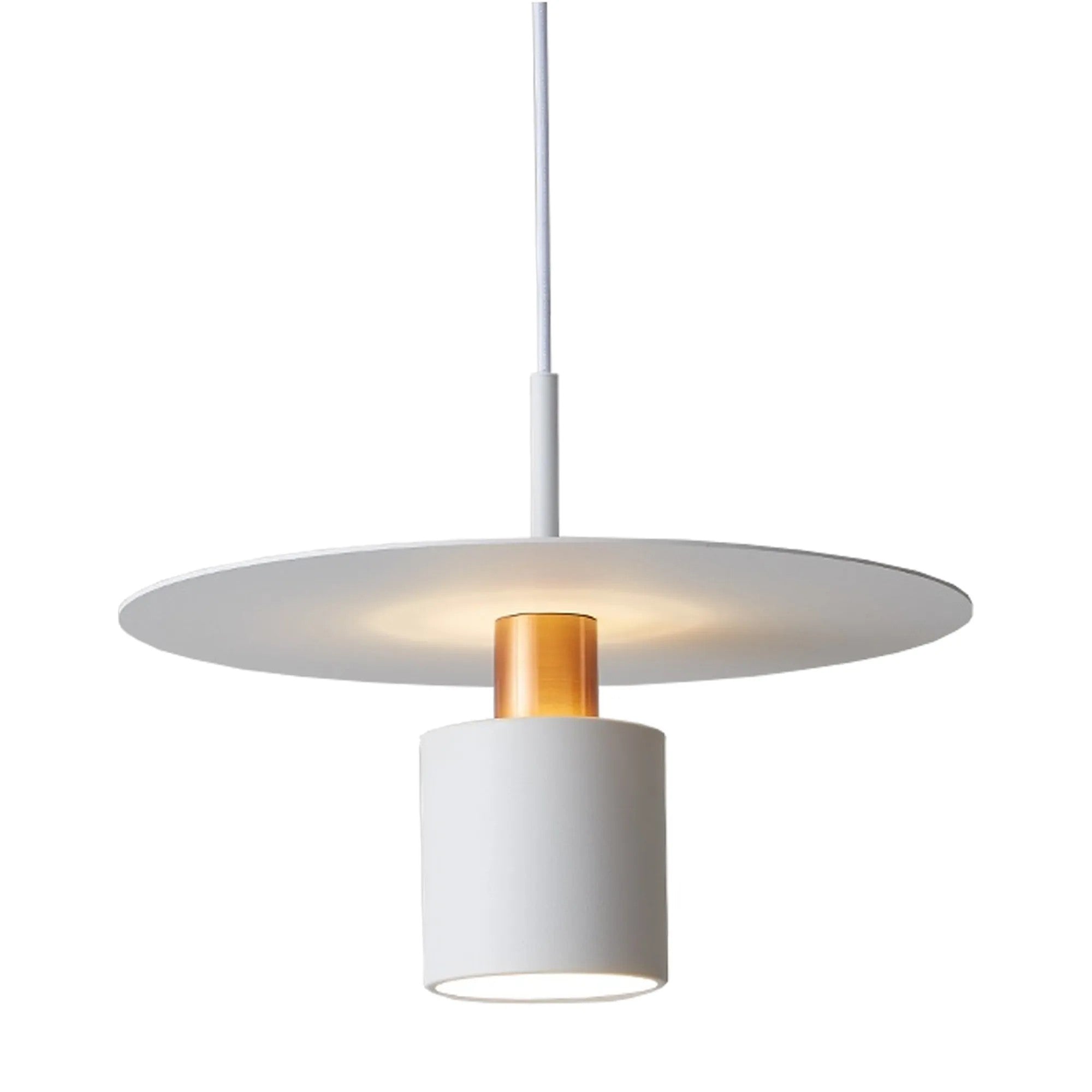 Lampa Wisząca APP1146-1CP Biało Różowe Złoto 2