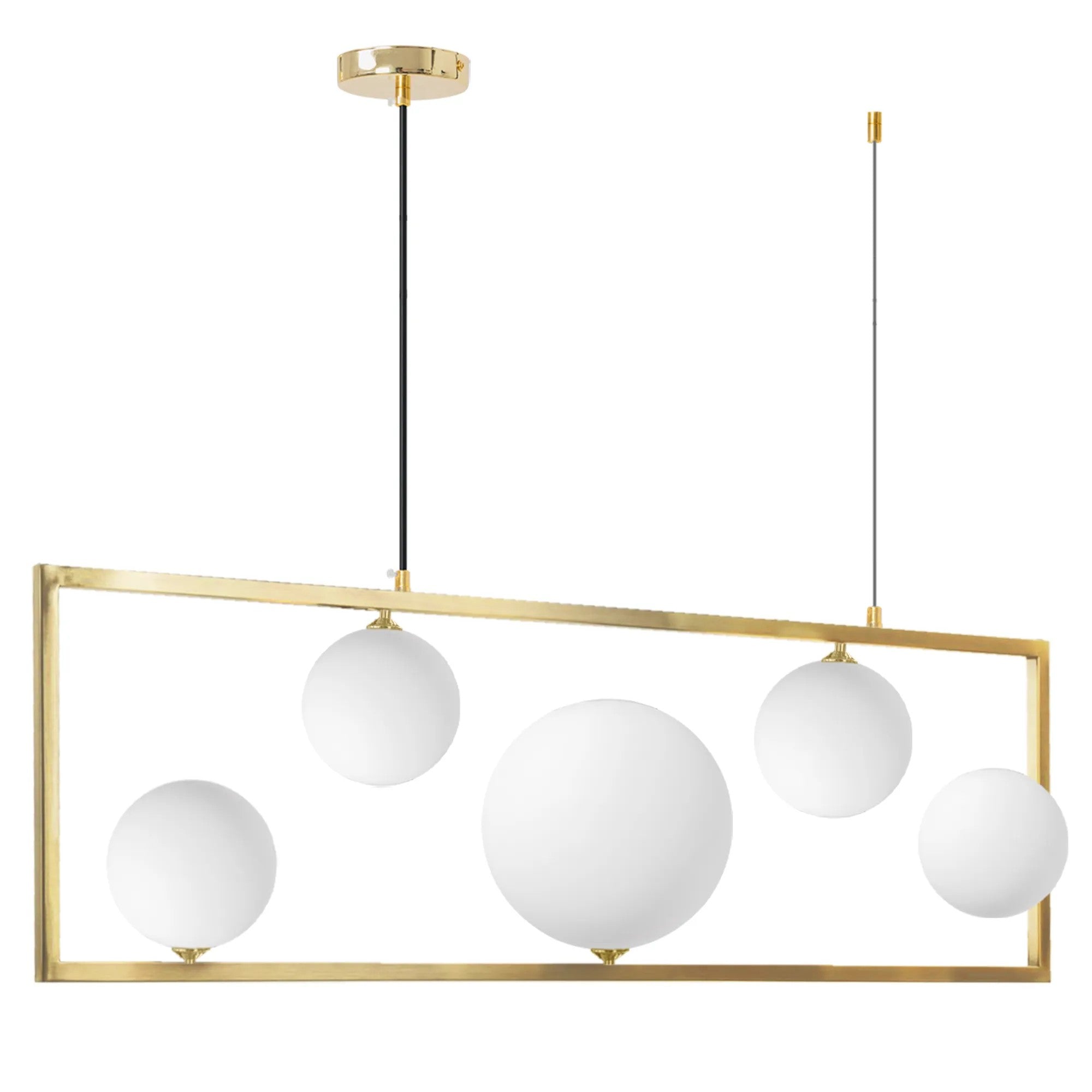 Lampa Wisząca APP1020-5CP Złota 2