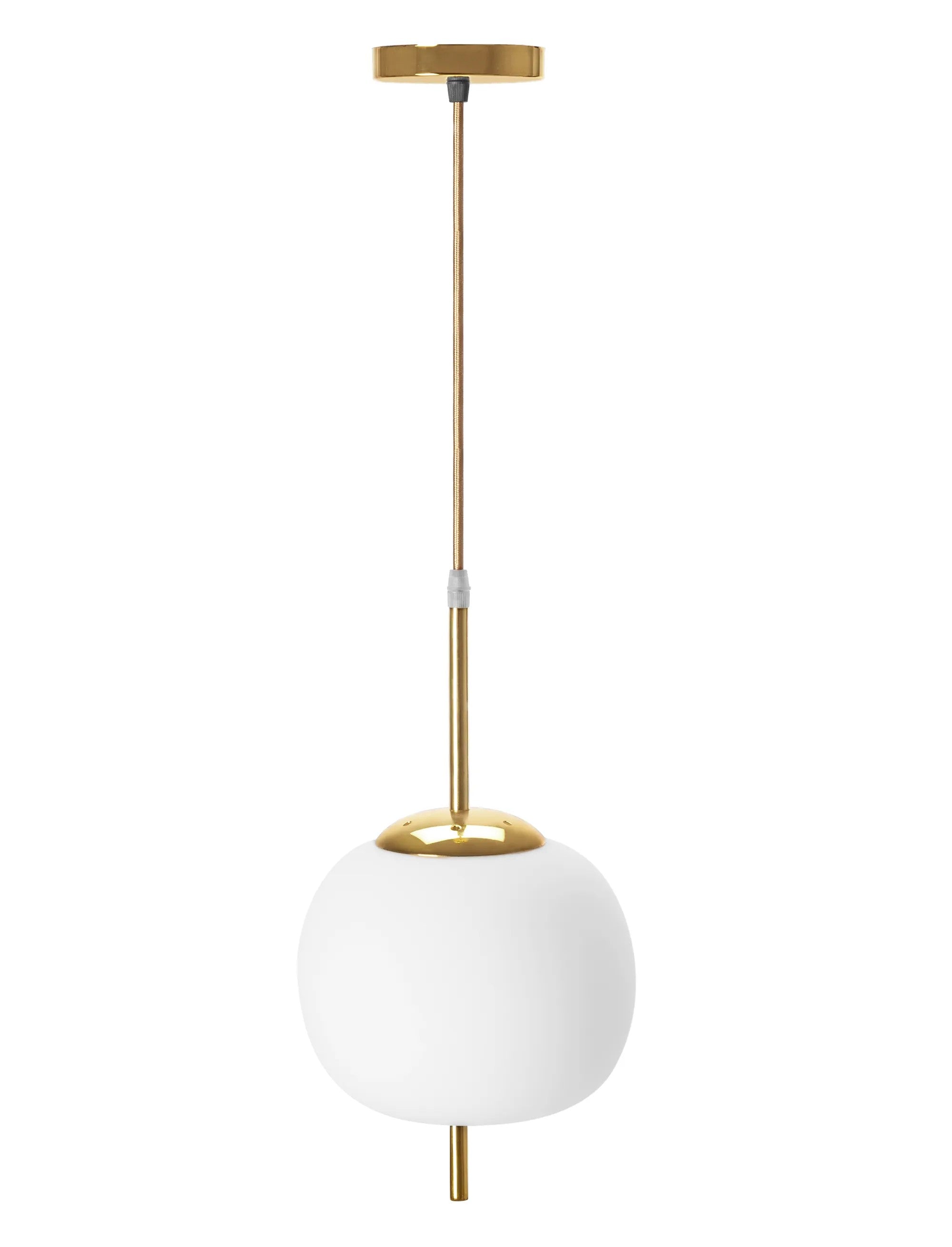 Lampa Sufitowa Wisząca Szklana Kula APP669-1CP Złota 2