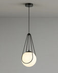 LAMPA SUFITOWA WISZĄCA APP1792-1CP 20cm Czarna 2