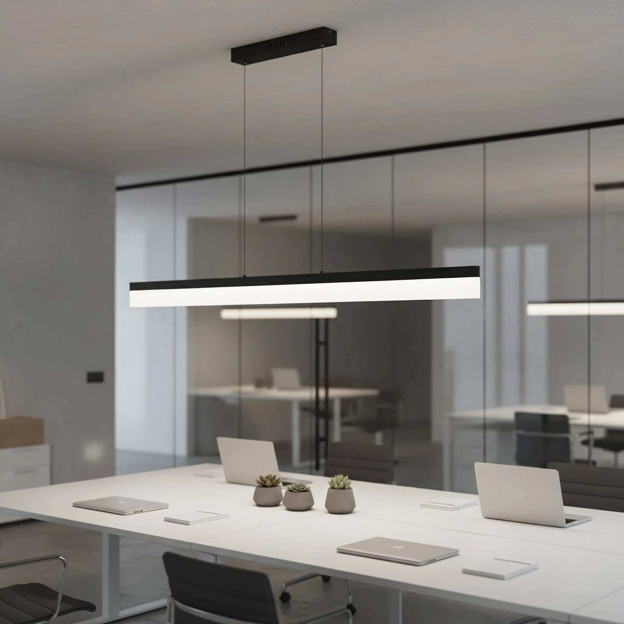 Lampa Wisząca LED APP1692-CP 120 Cm Czarna 2