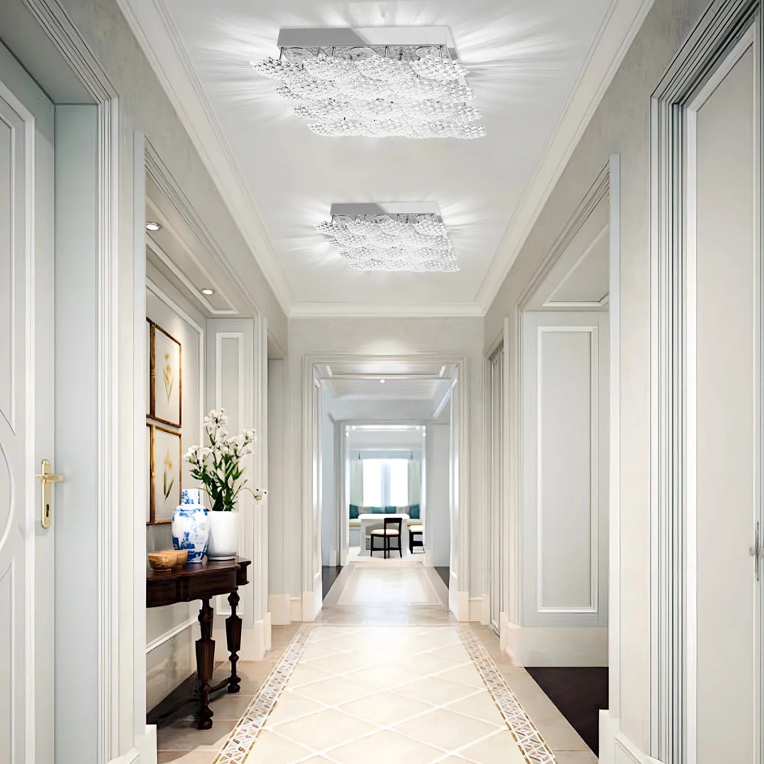 Plafon LED Kryształowy MS015-C Chrome 2