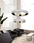 LAMPA WISZĄCA LED G043-2CP ZŁOTA 2
