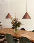 LAMPA SUFITOWA WISZĄCA APP1443-1CP DARK WOOD 2