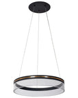 Lampa Wisząca LED APP1191-CP 40cm Czarna 2