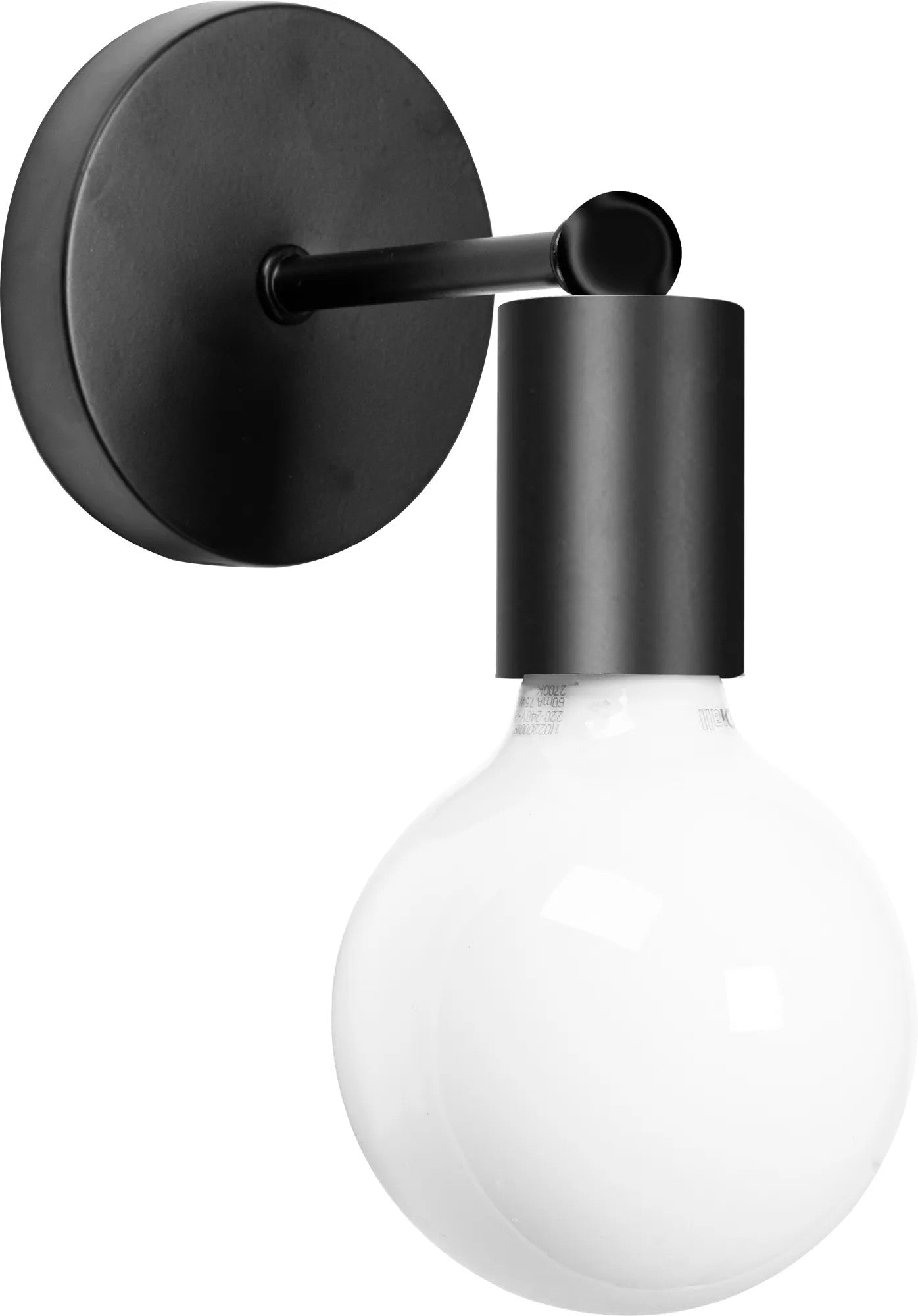 Lampa Kinkiet Ścienny Metalowy 392205 Czarny Mat 2
