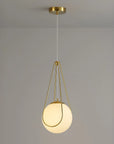 LAMPA SUFITOWA WISZĄCA APP1793-1CP 20cm Złota 2
