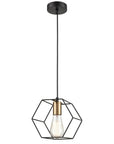Lampa Wisząca APP1131-1CP Czarno Złota 2