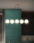 LAMPA SUFITOWA WISZĄCA APP1440-5CP Złota 2