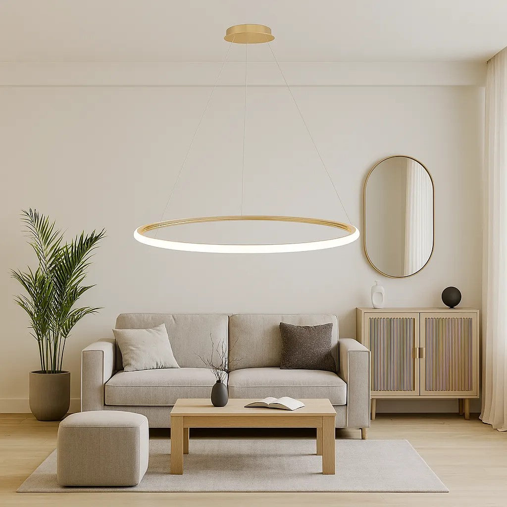 Lampa Wisząca LHJ001-CP 40 Cm GOLD 2