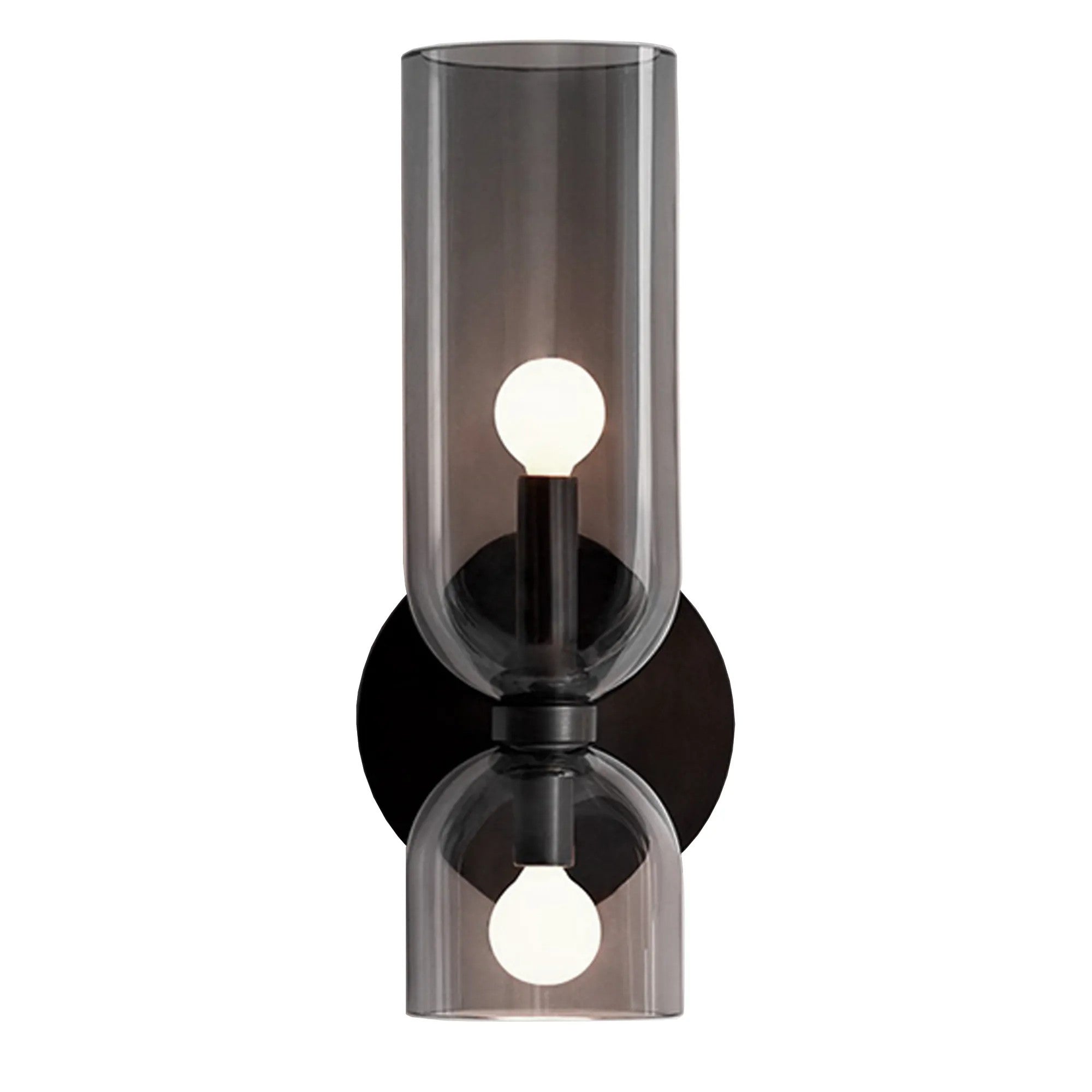 LAMPA ŚCIENNA KINKIET APP1208-2W Czarna 2