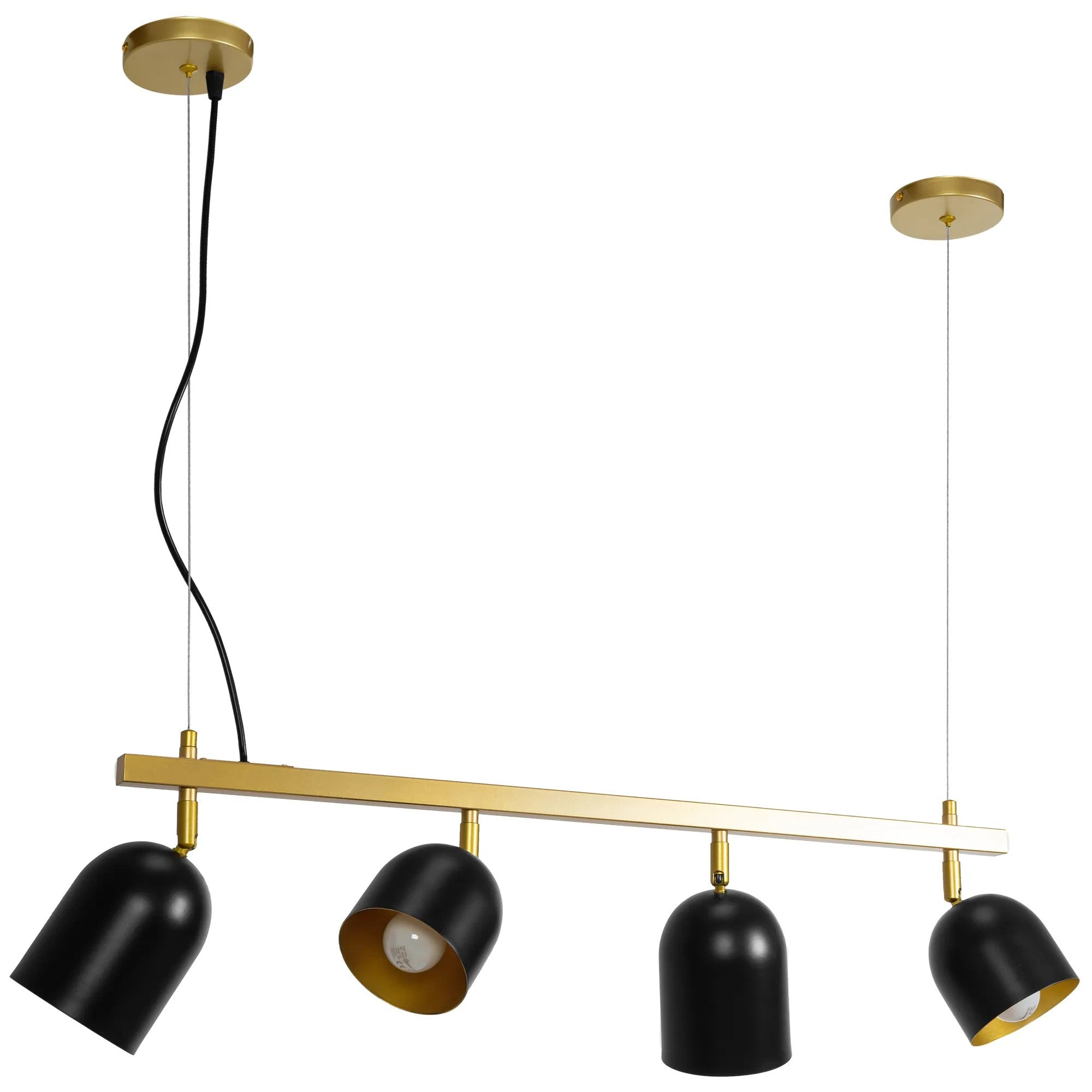 Lampa Wisząca APP1031-4CP Czarna 2